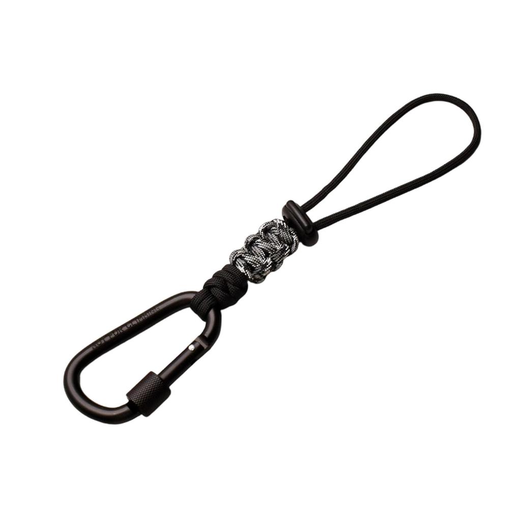 Multifunctional Outdoor Camping Accessory, Rope Keychain with -Loss Strap and Water Bottle Hook Hiking