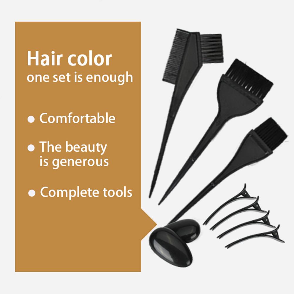 Hair Dye Coloring Kit Hair Tinting Bowl Dye Brush Comb Ear Cover Gloves for DIY Salon Hair Coloring Hair Dye Tools