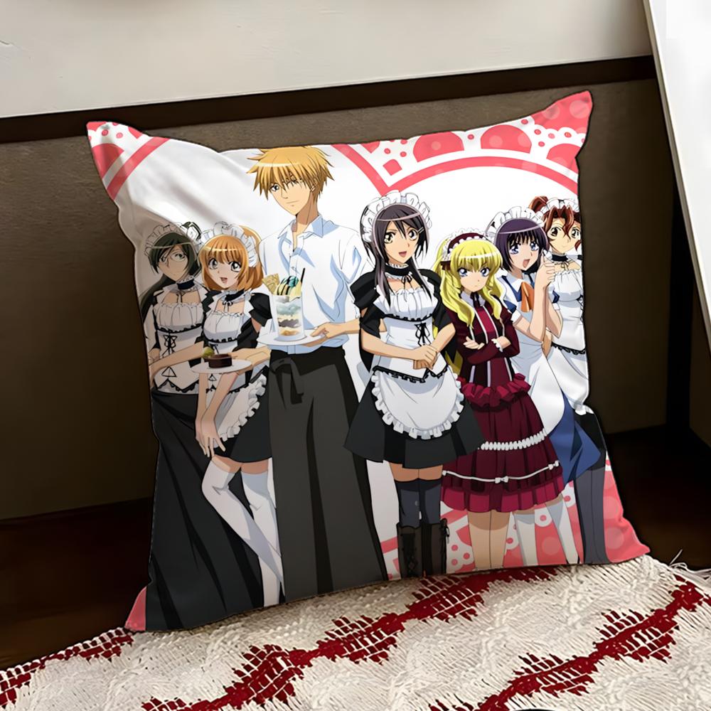 MMaid Sama Anime Cushion Cover Reversible Soft Durable Pillow Cover Home  Car MultiScene Use for Daily Comfort