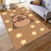 Cute Cartoon Bear and Stars Pattern Carpet for Living Room Decor Suitable for Use As an Anti-slip for Living Room Bedroom Sofas