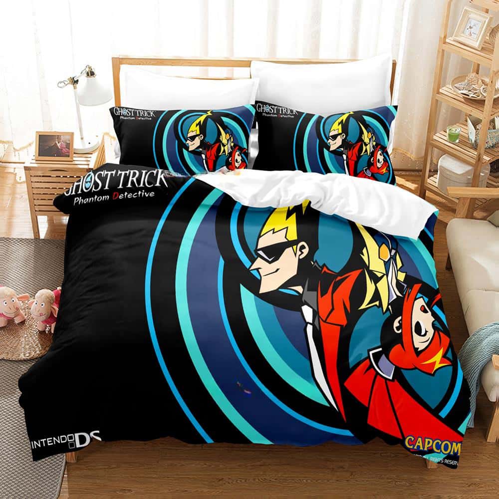 3d Printing Game Ghost Trick Bedding Set Soft Duvet Cover Adult Kids Bedroom Single Double King Size Bed Duvet Cover Pillow Case
