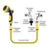 Water Hose Nozzle Sprayer Thumb Control 10 Modes Heavy Duty Washing Garden Watering Hose Spray Nozzle Yard Supply