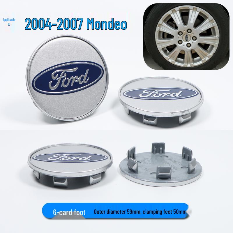 Kompatible Radnaben- und Reifenabdeckungen für Ford: Focus, Fiesta, Mondeo, Escort, Kuga, EcoSport