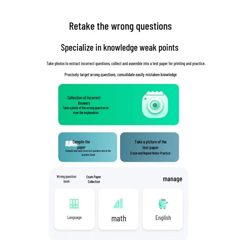 HPRT MT610 Pro Mini A4 Thermal Study Printer CN plug (adapter included)