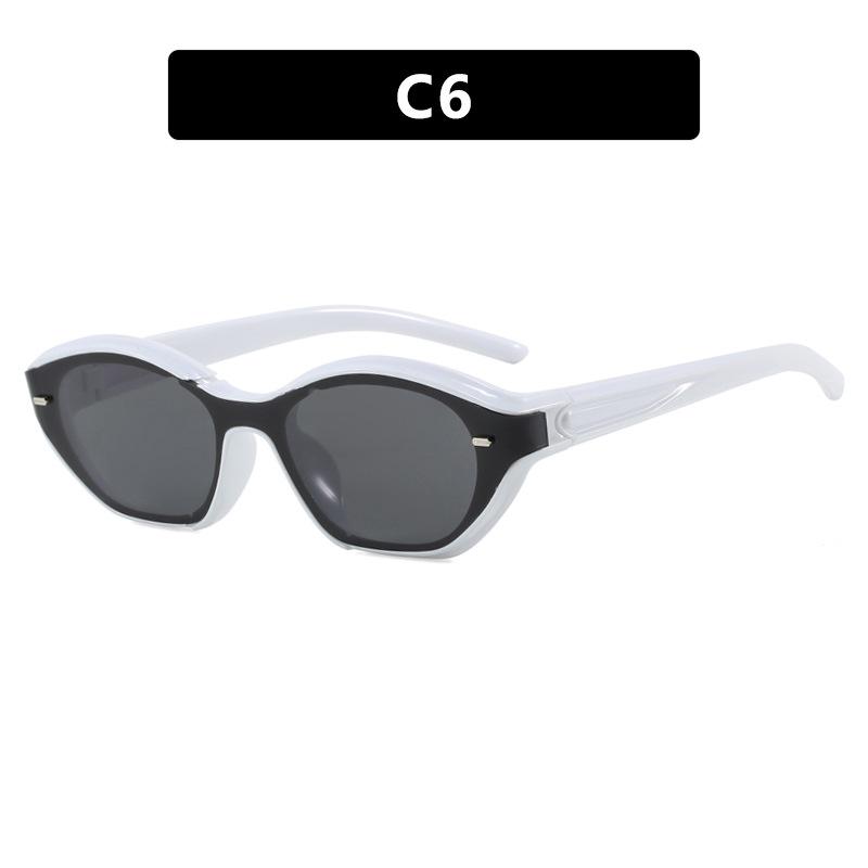 New Vintage Individualistic Ultra Light Unisex Outdoor Travel Beach Ultraviolet-Proof Uv400 Shades Glasses Oval Frame Sunglasses