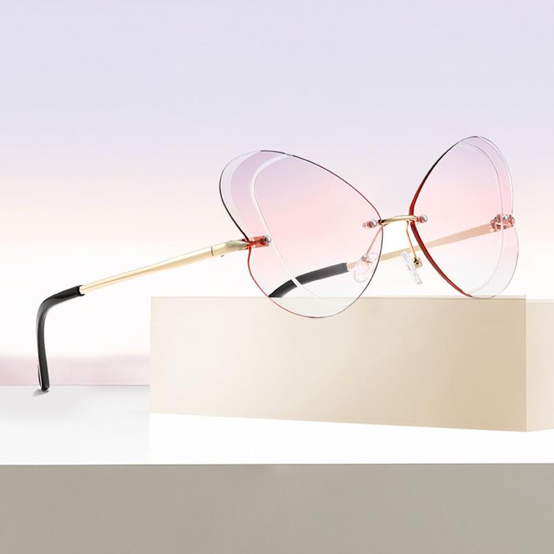 Ochelari de Soare la Modă Rezistenți la UV Ochelari de Soare Fluture pentru Femei Ochelari Temu