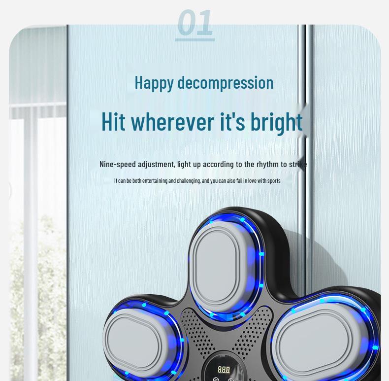 2025 Smart Bluetooth Music Boxing Target for Kids - Training & Fitness Punching Equipment Tumbler