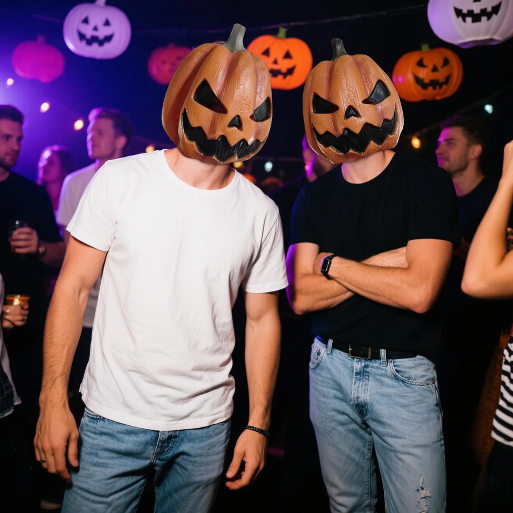 Strašidelná párty Halloween Jackolantern Dýňová tvář Hlava Masky Novinka Strašidelné Na párty A koledování