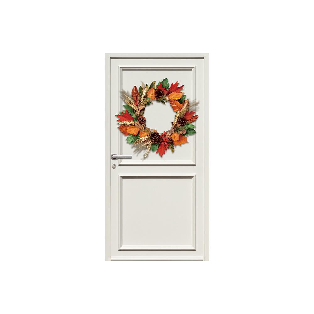 Thanksgiving Turkey Door Banner: Autumn Porch Decoration