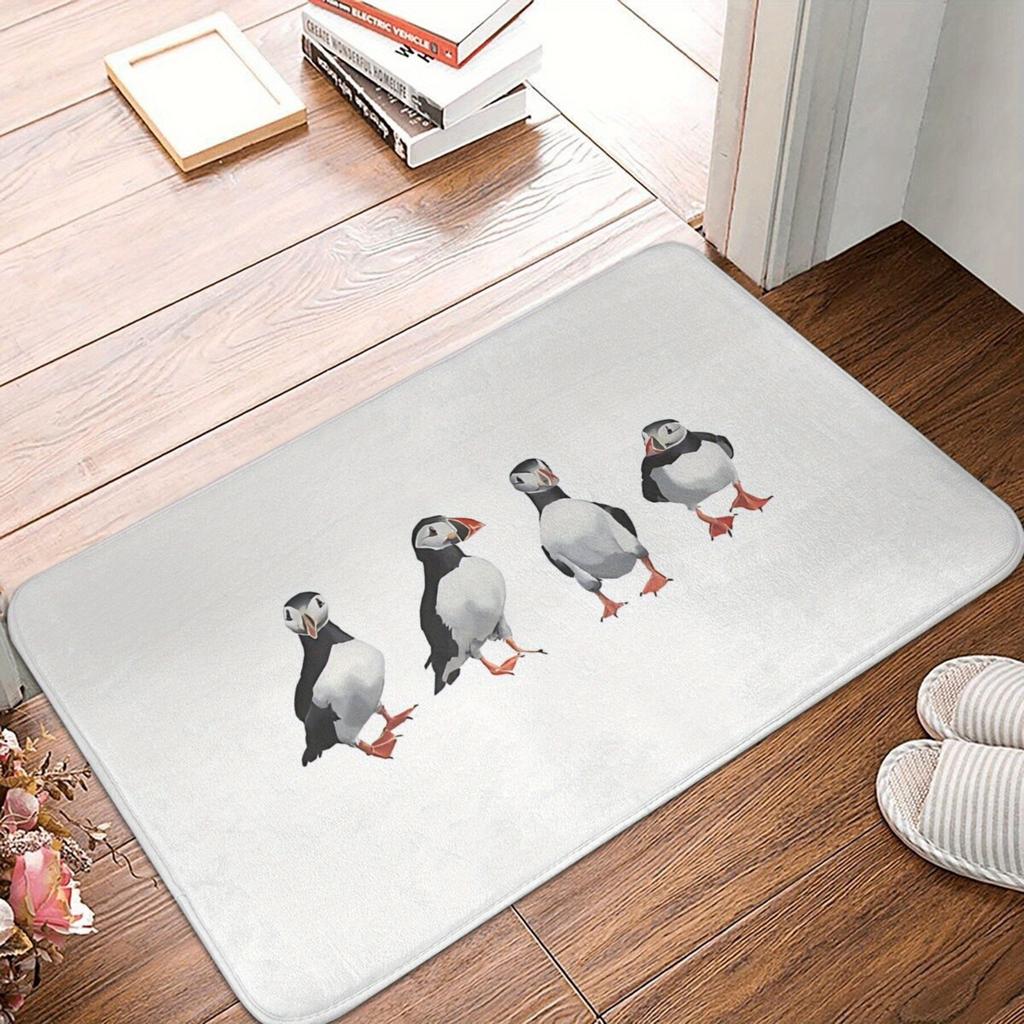 1PC LOVE Dog Pattern Door Mats Kitchen Rugs Non-Slip Pop Design Living Room Rugs Bath Mat Carpet for Home Sink Laundry Decor