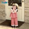 Youqi Baby Girls' Sleeveless Top and Pants Summer Set