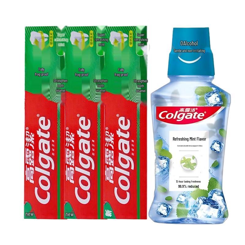 Colgate Oral Care Peppermint Set