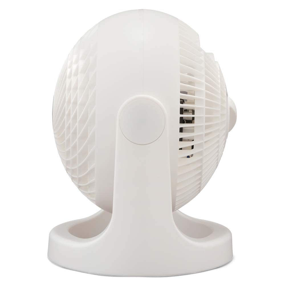 Iris Ohyama Circulator Quiet 14 Tatami Macaron Matte Design Fixed Swing Powerful Air Blower Compact White PCF-MKM18N-W