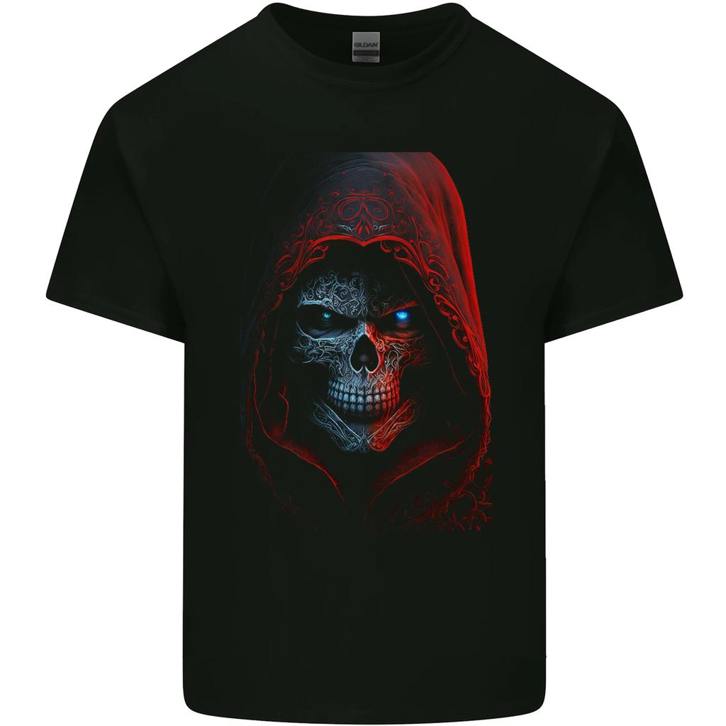 Shady Grim Reaper Skull Kids T-Shirt Childrens