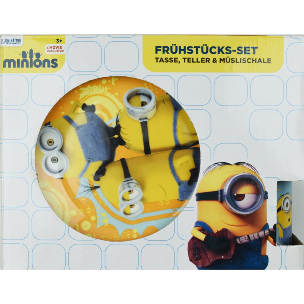 Illumination Entertainment Minions Breakfast Set, for Boy Multicolour Set of Dishes