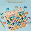 Montessori Alphabet Fishing Toy Set Magnetic Number Fishing Game Toys  Birthday Gift