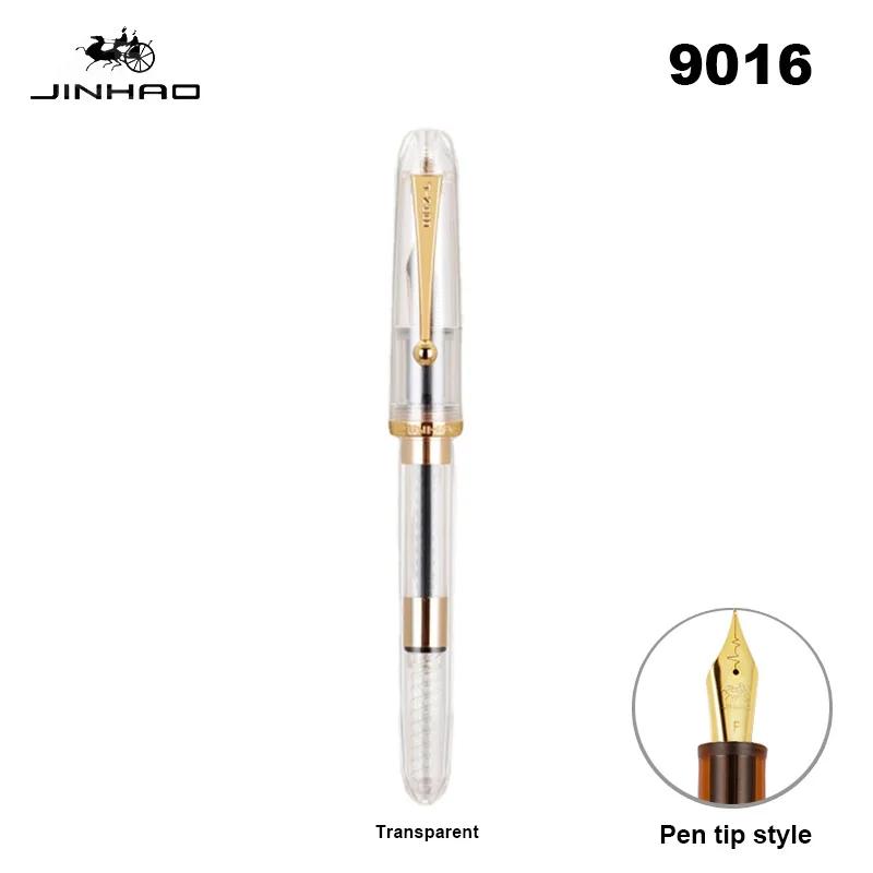 Jinhao 9016 Fountain Pen Acrylic Transparent Color Luxury Pens EF/F/M Extra Fine Nib Writing Office School Supplies Stationery