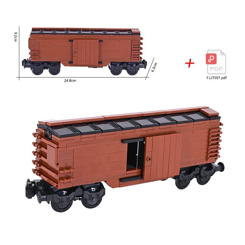 Idee Esperte Creative Città Natale Retro Carrozza Turistica Carro Armato Treno MOC Espresso Ferroviario Mattoncini Blocchi da Costruzione Giocattoli
