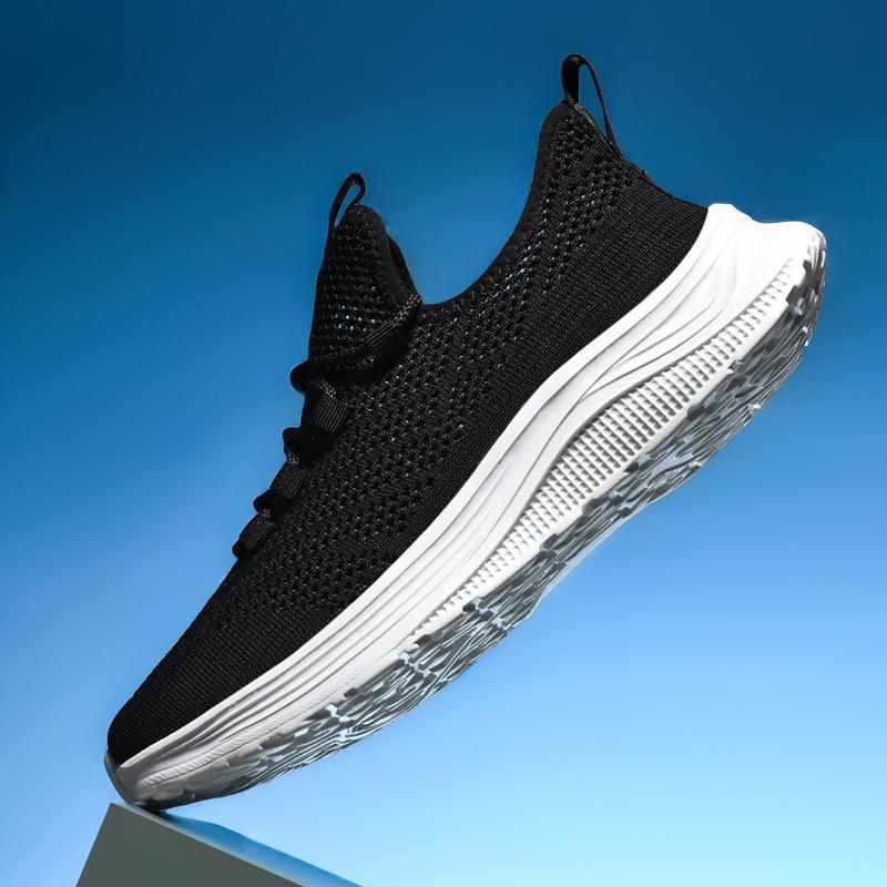 Fashion Men Casual Sports Running Shoes Breathable Lightweight Men Comfortable Athletic Nonskid Sneakers Outdoor Classical Mesh Breathab