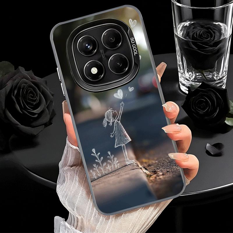 Style Peinture Enfant Mignon Nature Coque de Téléphone Souple pour Xiaomi Redmi Note 13 14 15 Pro Plus 12S 12 11S 11 11T 10S 10 Antichoc Cov