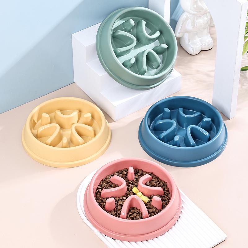 Pet Anti-Choke Slow Feeder Dog Bowl, Non-Slip Base, Hot Seller