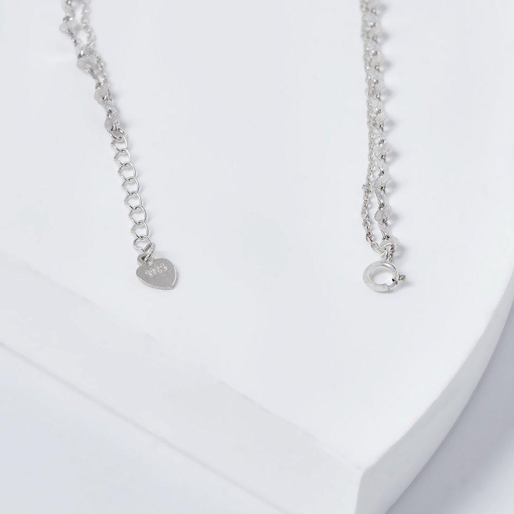 Silver 925 Two-Line Sparkle Bracelet