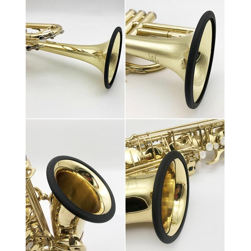 Lightweight Sax Mute Ring Silicone Saxophone Dampener Protective Ring Silencer