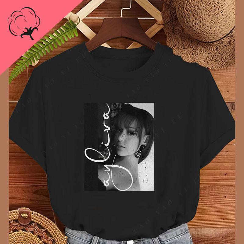 Regalo per Fan della Cantante Unisex Ayliva Regali di Compleanno per Fidanzate Belle T-shirt Grafiche Serie Viola Ayliva Abbigliamento in Cotone