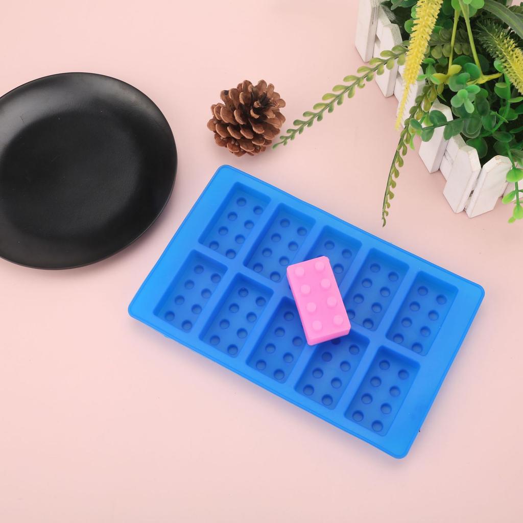 1/6PCS Robot Ice Cube Tray Silicone Mold Candy Moulds Chocolate  For Kids Party and Baking Minifigure Building Block  Themes