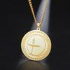 LIKGREAT Flaming Chalice Necklace Stainless Steel UU Pendant Choker Unitarian Universalist Gift Religious Spiritual Symbol Gift