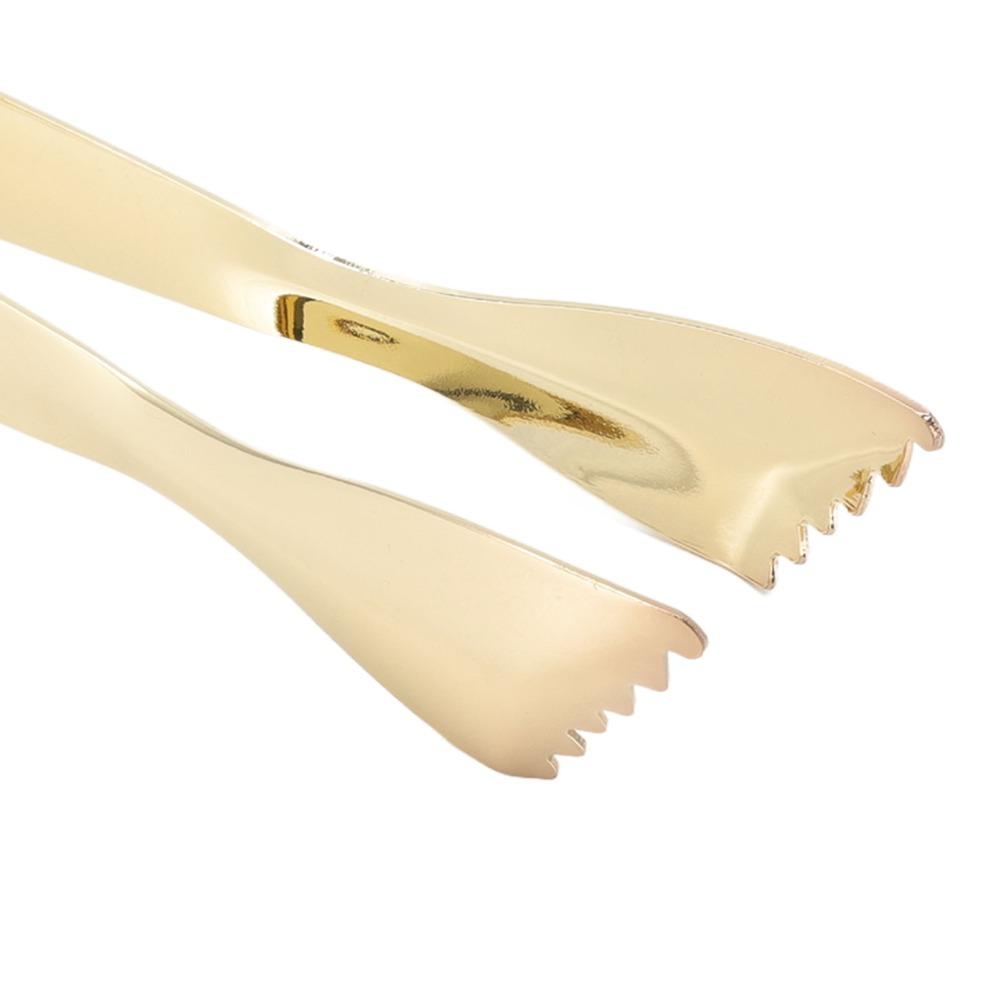 Thicken Ice Tongs Gold Food Tweezers Kitchen Tongs Serving Tongs  Coffee Bar