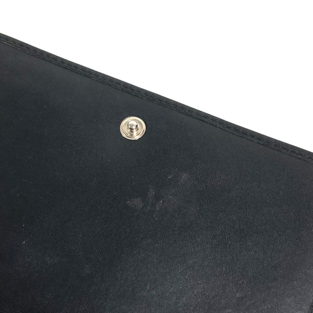 Chanel Cambon Line CC CC Mark Bifold Logo Compact Wallet Flap Folded Wallet