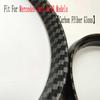 Carbon Fiber Gloss Styling Dashboard  Gauge Ring Set For MERCEDES BENZ W140