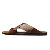 2025 one-word drag men's summer wear 2025 new trendy sandals soft-soled non-slip beach slippers