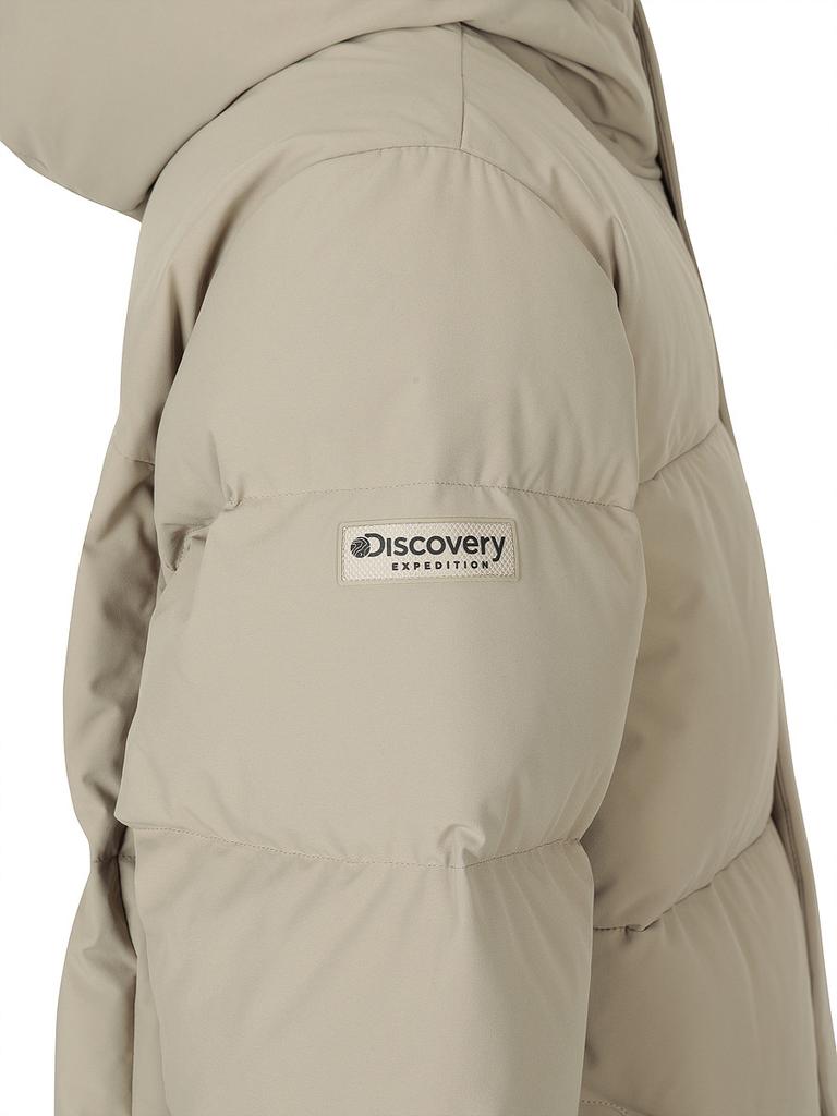 Discovery Expedition Men'S Leicester G Goose Down Long Padded Jacket (L/Beige)