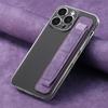 Pu Material Phone Holder With Stretchable Wristband For Home Office