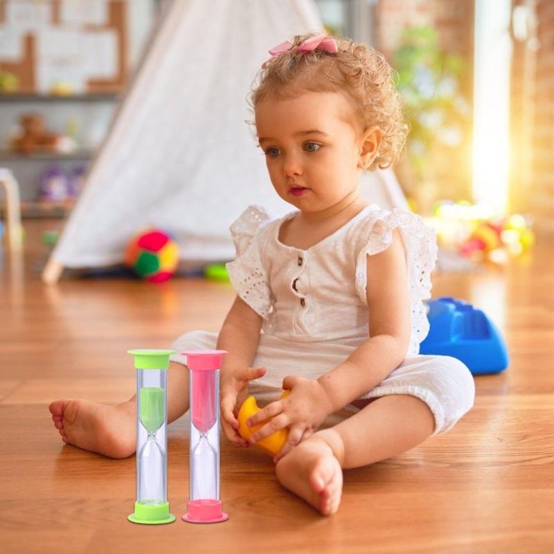Easy Carry Adjustable Sand Timer Accurately Measure Time from Half Minutes to Ten Minutes Sandglasses Toothbrush Timer