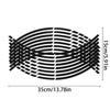 Wheel Rim Sticker Motorcycle Wheels Cycling Bike Night Safety Stripe 17-18'' Rim Reflective Stickers Universal Rim Tape