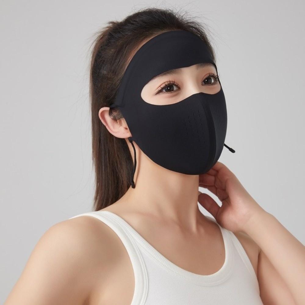 AB Side Women's Full Face Mask Seamless Summer Sun Protection Face Mask Men's Outdoor Face Mask