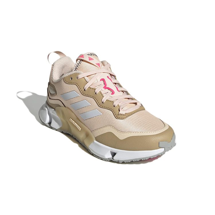 Adidas Climawarm 1.0 Comfortable Versatile Non-Slip Durable Low-Top Running Shoes Kids Sneakers Beige Gold GX9770