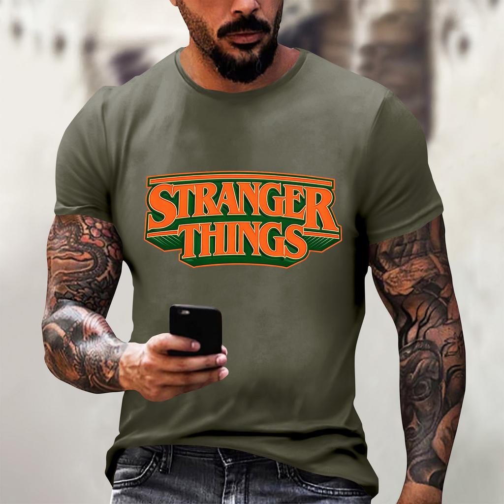 Men's Short Sleeve T-Shirt With Movie And TV Print