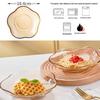 Transparent Glass Dessert & Fruit Bowl Set - Stylish Tableware for Snacks, Salad, & Yogurt