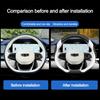 Auto-Lenkradabdeckung Lenkradbezug für Geely Coolray PrefacecXingyue Binyue Monjaro 2026 2026 2026 D-Typ Lenkrad