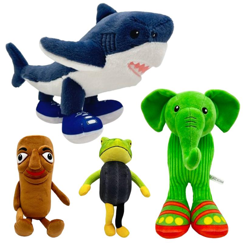 Tung Tung Tung Sahur Plush Doll Italian Brainrot Rot Animals Telalaero Telala Shark Anime Plushie Peluches Stuffed Doll Toy Gift