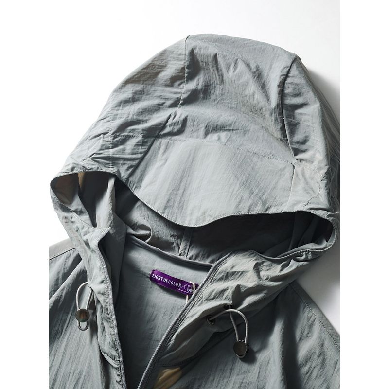 American Mountain Outdoor Ultra-Thin Breathable Sun Protection Clothing Men's Duster Summer Fishing Outwear Export Men's Clothing Wind Shield