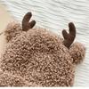 Adult Antler Shape Fluffy Hats Ear Protects Hat Warmer Fluffy Cosplay Hat Christmas Holiday Presents for Students