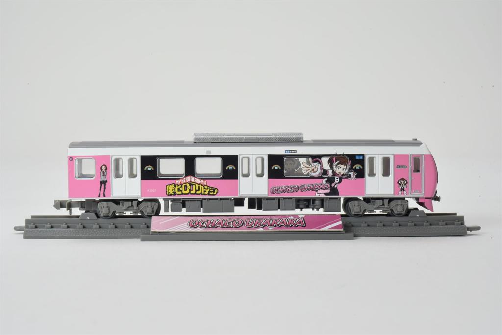 Railway Collection Tetsukore My Hero Academia x Shizuoka Railway Ochaco Uraraka Diorama Supplies