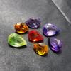 Natural Mixed Color Sapphire Loose Gemstone Lot 75.99 ct Pear Cut September Birthday Birthstone