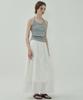 MOTT Lace Long Skirt-White