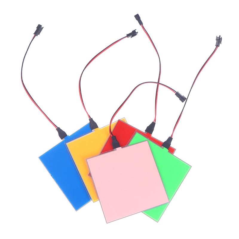 12V 10X10Cm El Flexible Electroluminescent Cold Light Source Cuttable Diy Luminous Frame Backlight Model Environmental Source